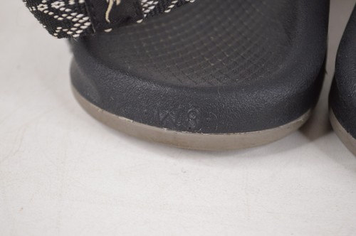 Chaco Womens Z1 Sandals Size 8 Strappy Black Patterned Straps Hiking Walking - Picture 5 of 6