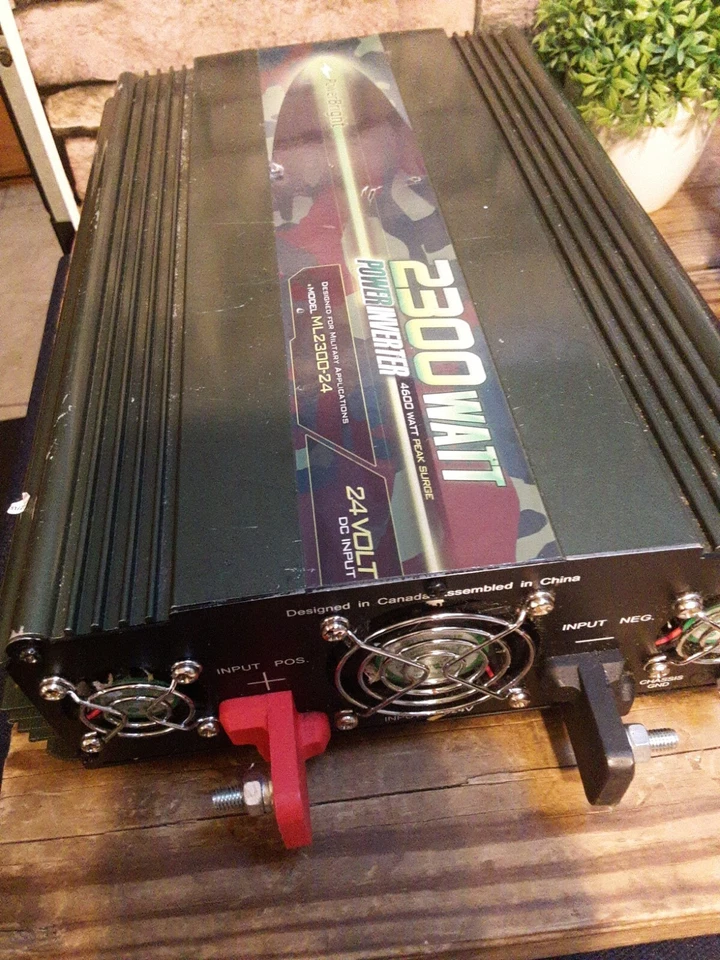 Power Bright ML2300-24 24 Volt Power Inverter  READ**  - Image 2 of 4