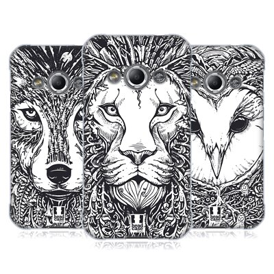 HEAD CASE DESIGNS DOODLE ANIMAL FACES SOFT GEL CASE FOR SAMSUNG PHONES 4