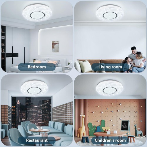 LED DeckenLeuchte Wand Flur Küchen Wohn Zimmer Bad Schlafzimmer Lampe 18W-48W - Bild 9 von 17