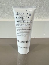 Thisworks Deep Sleep Overnight Cleanser Oat Amino Acids 3.3 Fl Oz /100ml Sealed