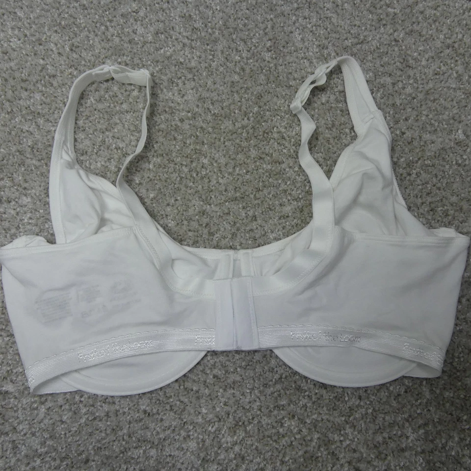 Fruit Of The Loom Bras 女式 38DD 白色米色钢圈 9292PRA 2 件套 — 第 3/4 张图片