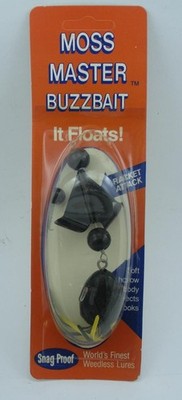 Snag Proof 9500 Bass Rat Moss Master Buzz Köder Schwarz