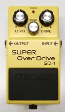 BOSS SD-1 SUPER Over Drive Guitar Effects Pedal MIJ 1981 #276 NEC C4558C DHL EMS