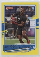 2020 Panini Donruss Rookie Dollar Tree Press Proof Yellow Quintez Cephus 05v0