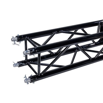 Global Truss SQ-4112 BLK 6.56FT. (2.0m) Black Powder Coat Square Segment