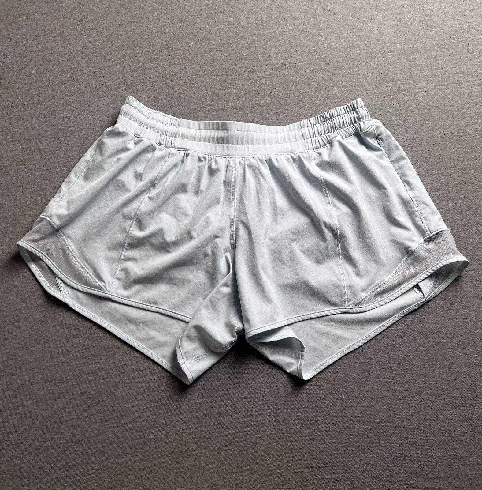 Lululemon Shorts Womens 10 Blue Hotty Hot Low-Rise Lined 4
