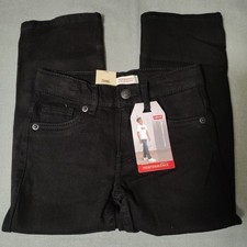 Levi's - 514 Straight - Boy's 4 Regular Jeans - Regular Fit - Black/Dark Wash