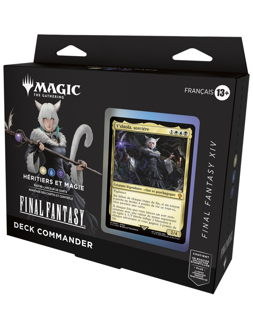 Deck Commander Magic Final Fantasy FF14 Héritiers et Magie en Français MTG XIVWIFINCOMFRf