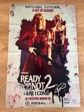 * MATT BETTINELLI-OLPIN & TYLER GILLETT * signed 12x18 poster * READY OR NOT 2 *