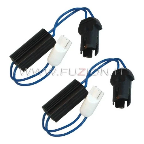 LED RESISTORS T10 W5W PLUG AND PLAY TURN OFF SPY FILTERS CANBUS NO ERROR FUNCTION