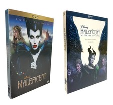 Disney Angelina Jolie Maleficent One & Two Mistress of Evil (DVD) new