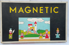 Charming 1960s wooden play theatre 'Magnetic' - Lola Albrechtice