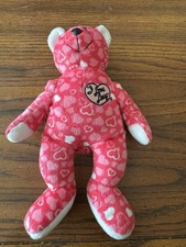 Limited Edition I Love Lucy Valentine Teddy Bear Plush   XO Hugs  Kisses