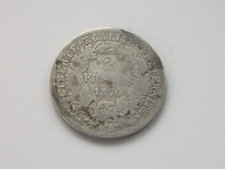France 2 Francs Argent Cérès 1870 A usée