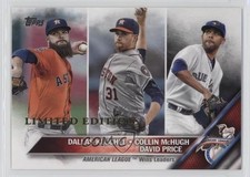 2016 Topps League Leaders Limited Edition Dallas Keuchel Collin McHugh #187 6o2
