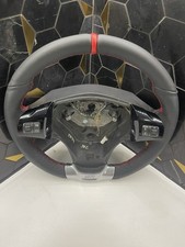 VAUXHALL CORSA D VXR Steering Wheel Retrimmed red stitching
