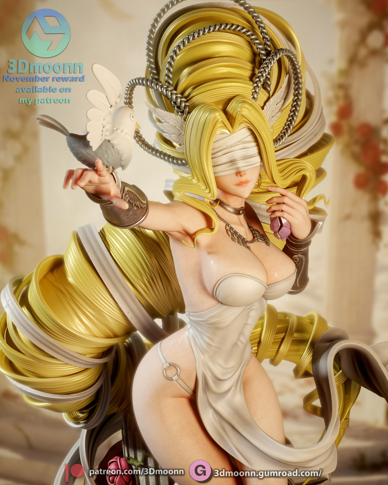 Venusmon | Unpainted Figure Model Kit | Fan Made