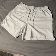 Nike Men  s Club Woven Flow Shorts Athletic Photon Dust White Large New with Tags