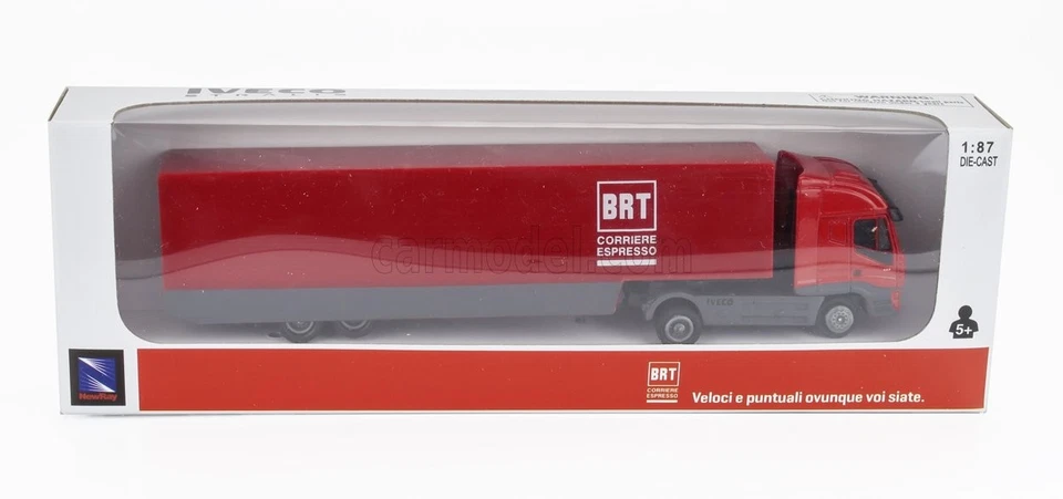 MODELLINO CAMION STATICO NEWRAY IVECO FIAT STRALIS 540 BRT CORRIERE SCALA 1/87 - Immagine 4 di 4