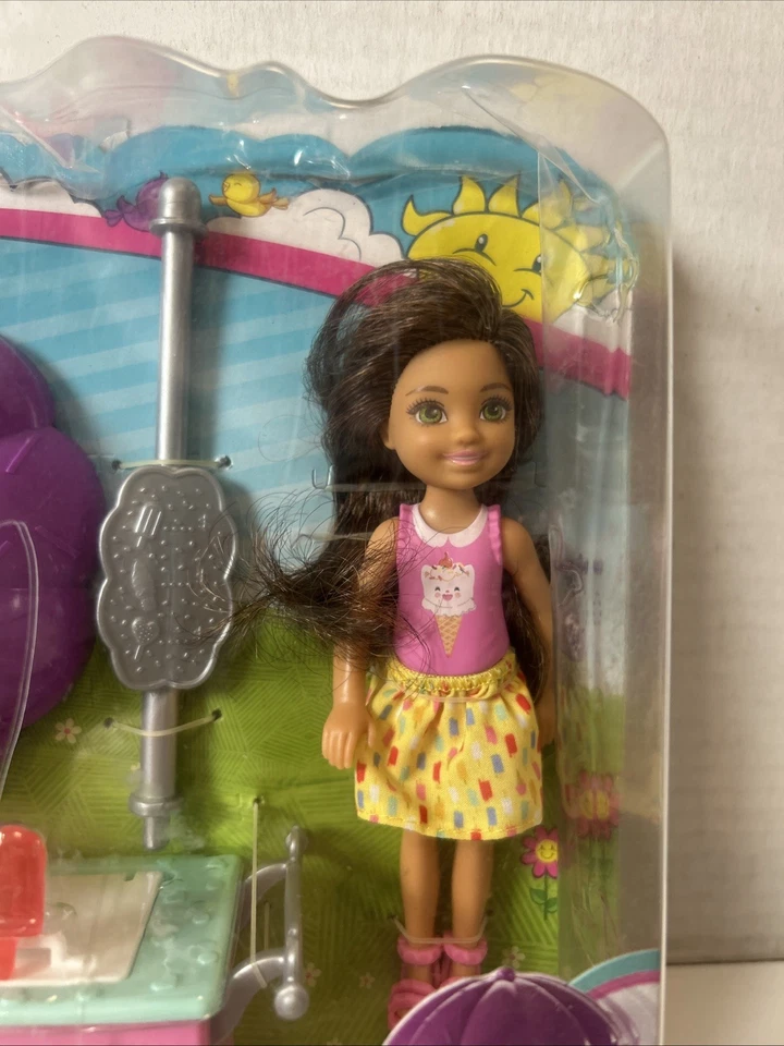Carro de helados Mattel Barbie Club Chelsea 2016 #FDB33 sellado Foto 2 de 4