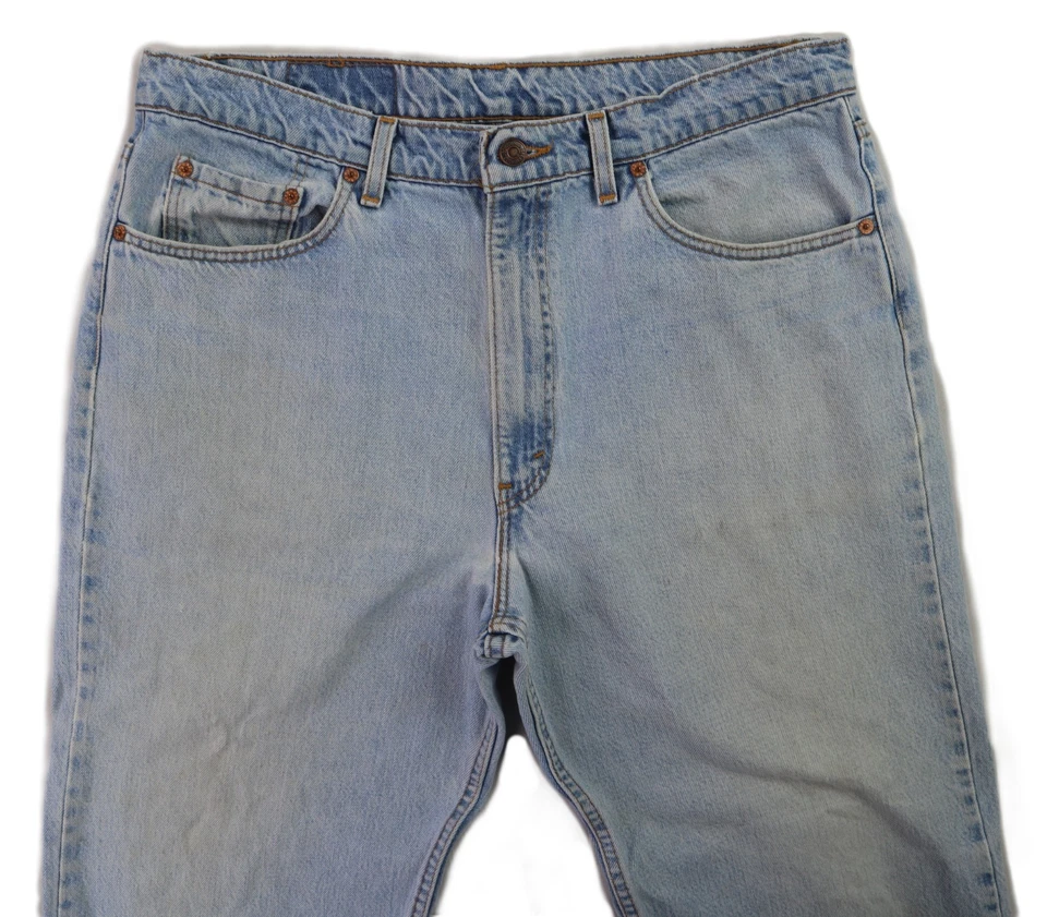 Pantalones de mezclilla azules holgados relajados 36 x 30 Levi’s 550 EE. UU. Levi’s 550 de colección años 90 1997 Foto 4 de 4