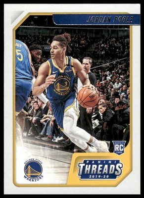2019-20 Panini Chronicles #89 Jordan Poole RC Rookie Golden State Warriors