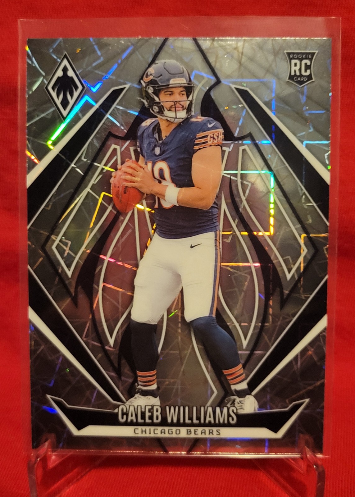 2024 Panini Phoenix Caleb Williams Silver Lasers RC #151 Chicago Bears