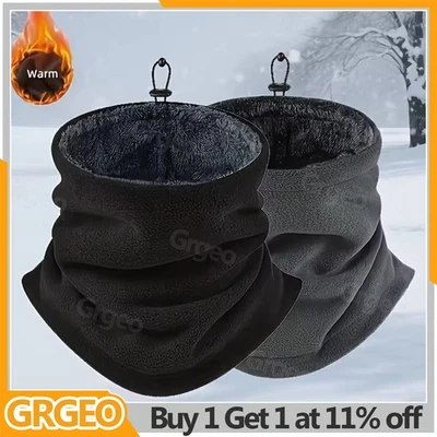 Thermal Fleece Snood Neck Warmer Scarf Warm Winter Ski For Men Women Winter UK