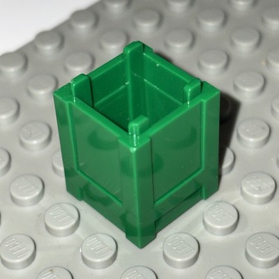 1x Lego Container 2x2x2 grün eckig Kiste Truhe Behälter Tonne 4548102 61780