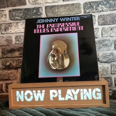 Johnny Winter The Progressive Blues Experiment Vinyl Record LP NM - Image 1 of 4