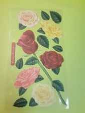 Stickopotamus vellum roses sticker sheet