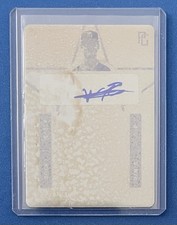 2019 Leaf Perfect Game AAC Victor Mederos Magenta Printing Plate 1/1 Autograph