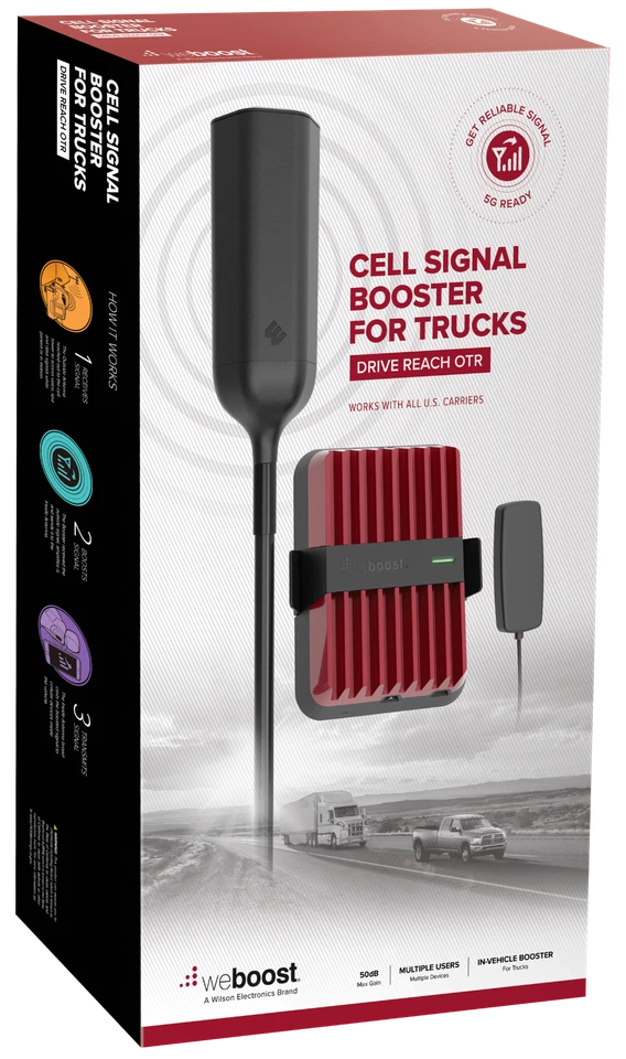 weBoost Drive Reach OTR Cell Phone Signal Booster Kit for Trucks/SUVs (477154) - Image 3 of 4