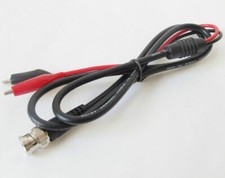 2sets BNC Male plug to Dual Alligator Clip Coaxial Test Cable 3.3Ft New