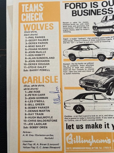 Wolves Wolverhampton Wanderers HOME & AWAY 1974/75 1974 1975 League & Cup - Picture 30 of 92