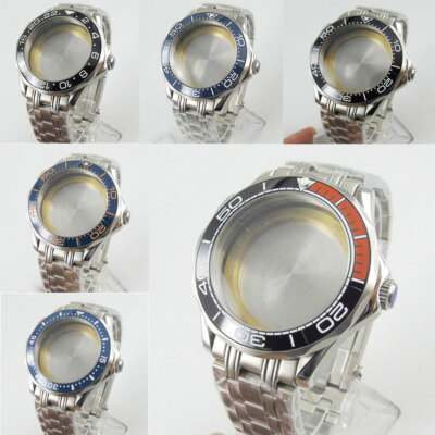 7 Modell BLIGER Saphirglas 41mm Uhrengehäuse + Uhrenarmband Fit MIYOTA Uhrwerk