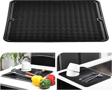 Tappetino Scolapiatti in Silicone, Resistente Al Calore, per Cucina, Sottobicchi