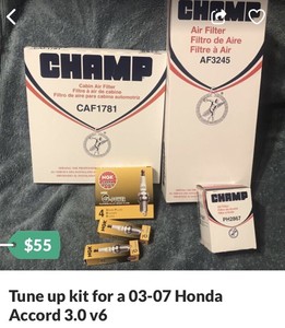 Fits 2003 2007 Honda Accord V6 3 0 Engine Tune Up Kits Ebay