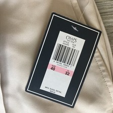 NEW Chaps Men's Performance Dress Straight Fit Flat Front Khaki Pants 40x32 Work