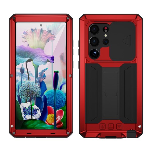 Für Samsung Galaxy S24 Ultra S23 Plus S22 stoßfester Aluminiumständer Vollhülle - Bild 28 von 43