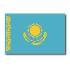 Kazakhstan Flag Car Magnet Decal - 4 x 6 Heavy Duty for Car Truck SUV