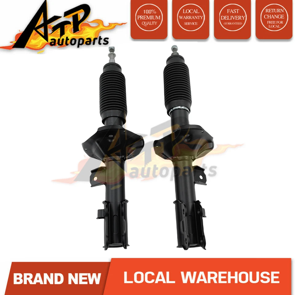 2x Front Strut Shock Absorbers for Hyundai Getz TB Hatchback 02-11 - image 2 of 4
