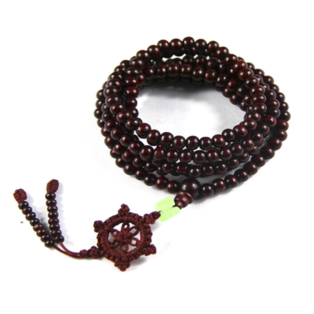 Elastic Bracelet Necklace Tibetan Buddhist Prayer Beads Men and Women