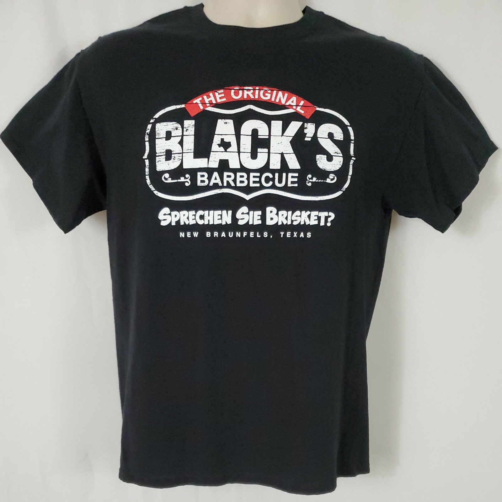 Black's Barbecue BBQ New Braunfels Texas Restaurant TShirt Men's Size
