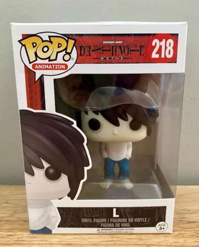 Funko Pop Animation Death Note L 218  Vinyl Figure NRFB