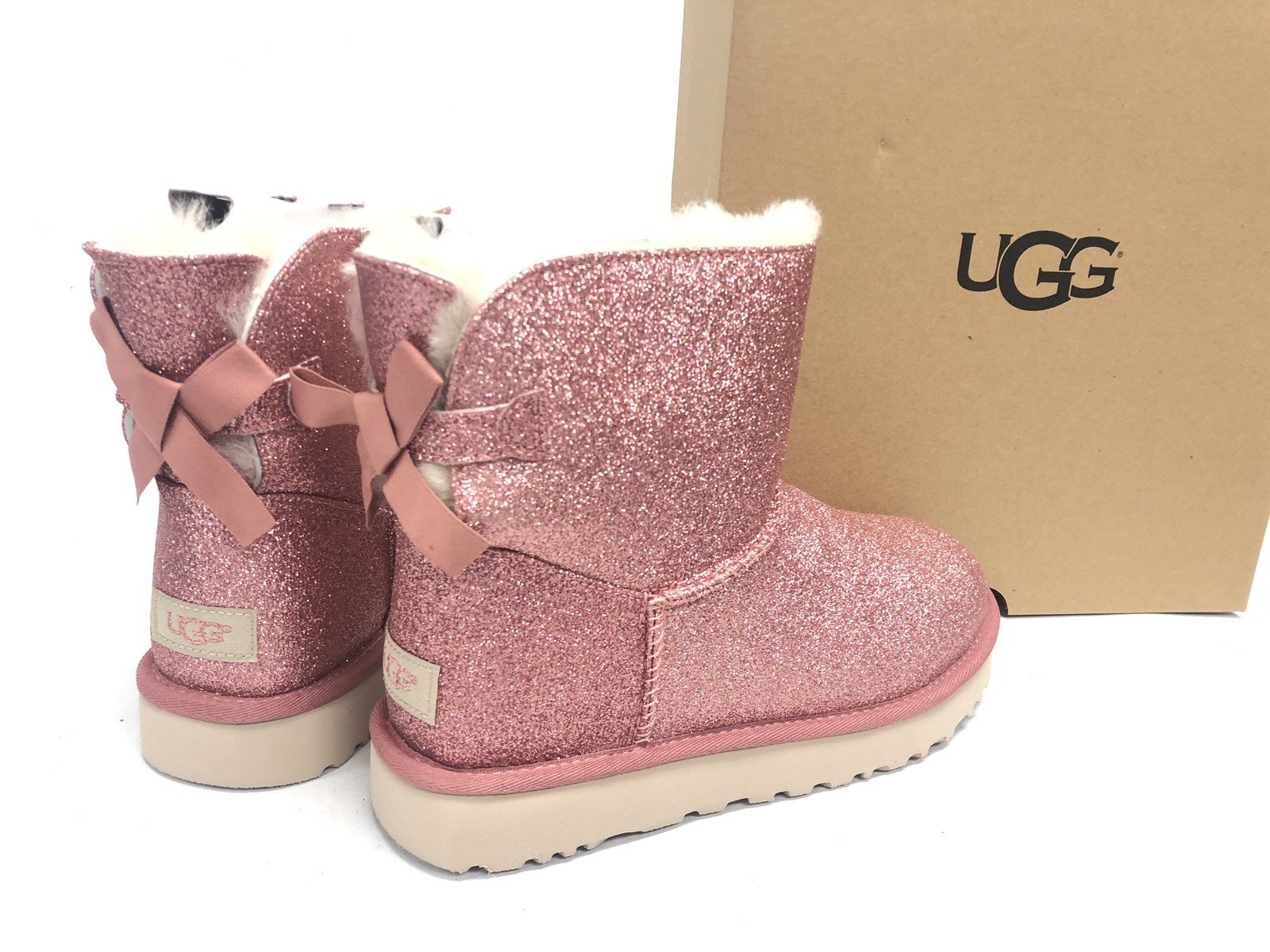 pink sequin ugg slippers
