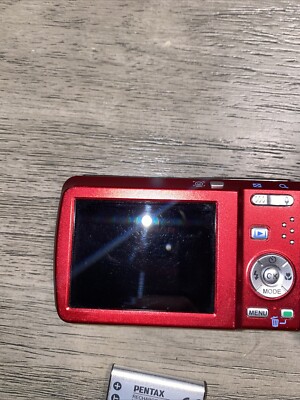 Pentax Optio M60 10MP Digital Camera 5X Optical Untested Sold As