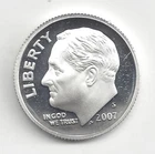 2007 S Silver Proof Roosevelt Dime - 90% Silver