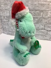 FAO SCHWARZ Plush T-Rex Dinosaur Stuffed Animal 14 Limited Edition NWT Holiday